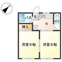 長野県上田市長瀬（賃貸アパート2K・1階・32.20㎡） その2