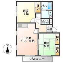 長野県上田市古安曽（賃貸アパート2LDK・2階・54.65㎡） その2