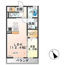 長野県上田市上田原（賃貸アパート1LDK・2階・41.29㎡） その2