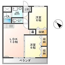 サンライン東部  ｜ 長野県東御市鞍掛（賃貸マンション2LDK・2階・56.76㎡） その2