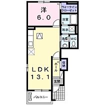 フォンテーヌ　V  ｜ 長野県東御市海善寺（賃貸アパート1LDK・1階・45.39㎡） その2