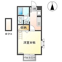 サンハイツC  ｜ 長野県上田市国分（賃貸アパート1K・2階・26.93㎡） その2