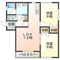 SPAZIO  ｜ 長野県上田市中之条（賃貸アパート2LDK・1階・54.00㎡） その2