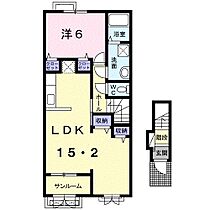 ミニョン　ホア  ｜ 長野県上田市大屋（賃貸アパート1LDK・2階・56.42㎡） その2