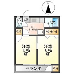 物件の間取り