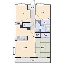 PeaceAvenue192 3LDKの間取図画像