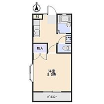 ロズマン・ジュネス 206 ｜ 群馬県前橋市上細井町151-5（賃貸アパート1K・2階・26.40㎡） その2