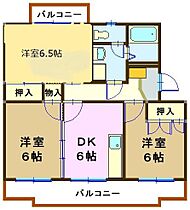 ドルフK 202 ｜ 静岡県静岡市駿河区下島143-1（賃貸マンション3DK・2階・55.44㎡） その2