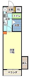 ジョイナス曙町 1Kの間取図画像