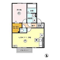 セジュールコンフォート 102 ｜ 福井県あわら市二面（賃貸アパート1LDK・1階・43.89㎡） その2