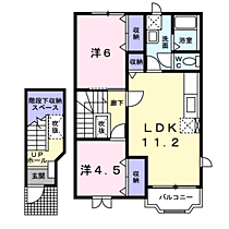 ビビエンダ　アリス　Ａ棟 202 ｜ 福井県坂井市三国町三国東２丁目4番24号（賃貸アパート2LDK・2階・60.19㎡） その2