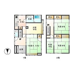 山中温泉下谷町借家