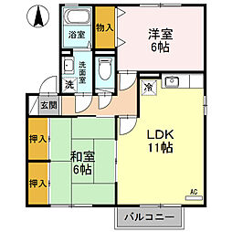 ウェストグリーン B 2階