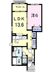 ヴェルデュールII 1階