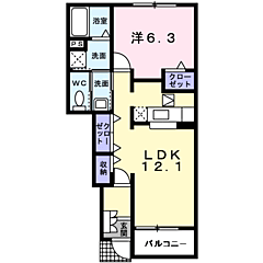 物件の間取り