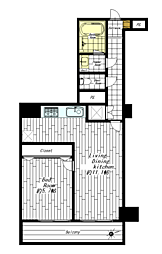 間取図画像 1LDK