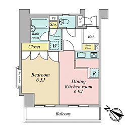 藤和シティコープ新大塚 1DKの間取図画像