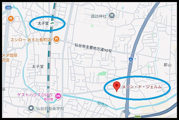 地図を拡大表示