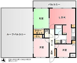 藤和ライブタウン新検見川 3LDKの間取図画像