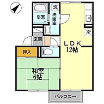 セジュール沢里 103 ｜ 青森県八戸市大字沢里字休場（賃貸アパート1LDK・1階・41.89㎡） その2