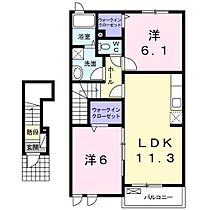 アドラブールＢ 202 ｜ 青森県八戸市湊高台7丁目（賃貸アパート2LDK・2階・57.58㎡） その2