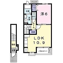 セイバリーＣ 202 ｜ 青森県八戸市南白山台3丁目（賃貸アパート1LDK・2階・44.39㎡） その2