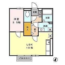 間取図画像 1LDK