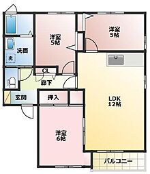 間取図画像 3LDK