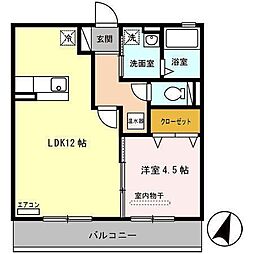 メゾン・ルーチェ 1LDKの間取図画像