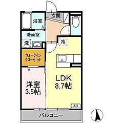物件の間取り