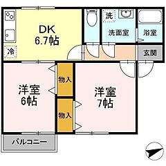 物件の間取り