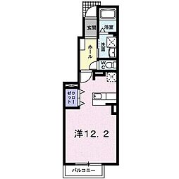 ジュネス ワンルームの間取図画像