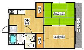 向井コーポ 301 ｜ 大阪府大阪市生野区巽東２丁目2-6（賃貸マンション2LDK・3階・45.00㎡） その2