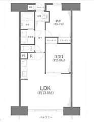 ライオンズプラザ北綾瀬 1SLDKの間取図画像