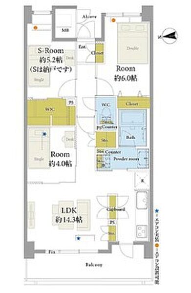 間取りを拡大表示