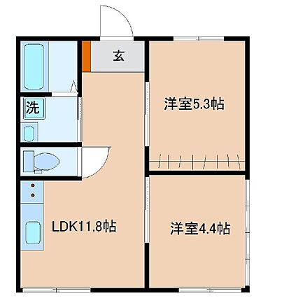 グリーンハイツ福田A_間取り_0