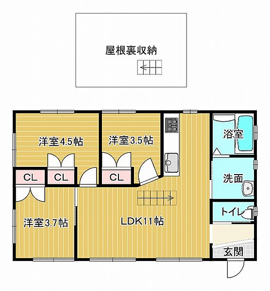 間取りを拡大表示