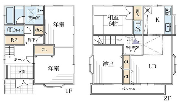 間取りを拡大表示