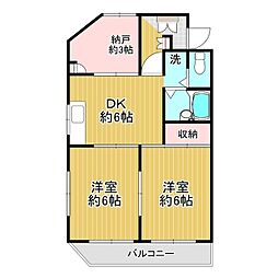 サンライフ碧雲 2SDKの間取図画像