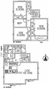 間取り：3SLDK