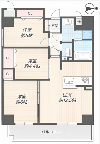 間取りを拡大表示