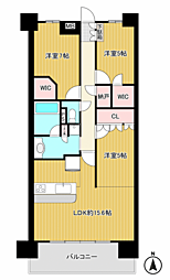 ファインフラッツ奈良ザ・レジデンス 3LDKの間取図画像