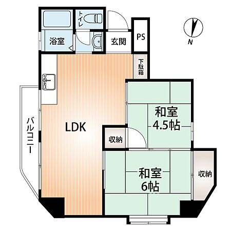 当社専任物件、北東角住戸、マイホームに限らず、収益物件としてもご覧下さいませ