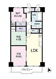 ライオンズマンション湯河原第2 2SLDKの間取図画像