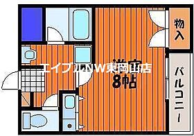 パルミラ浜  ｜ 岡山県岡山市中区浜1丁目（賃貸マンション1R・1階・23.80㎡） その2