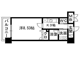 ラフィーネ到津学園通り 402 ｜ 福岡県北九州市小倉北区下到津４丁目13-19（賃貸マンション1K・6階・29.75㎡） その2