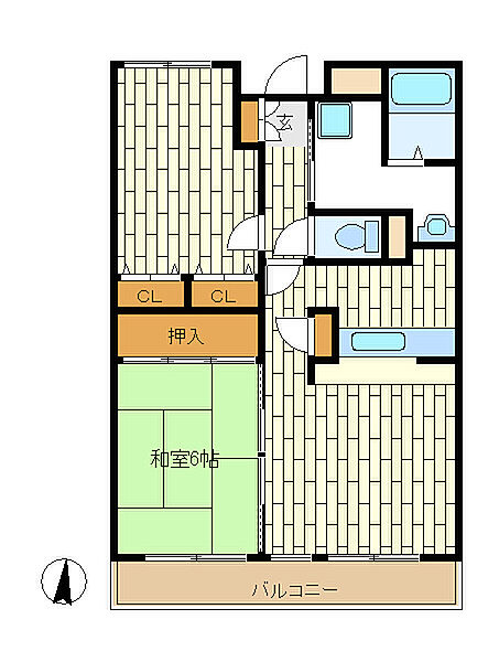 メゾンラフィネ ｜東京都江戸川区西葛西２丁目(賃貸マンション2LDK・7階・56.59㎡)の写真 その2