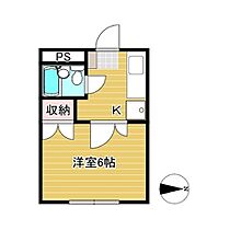 カレント弥生2 0302 ｜ 岡山県津山市沼（賃貸アパート1DK・3階・20.54㎡） その2