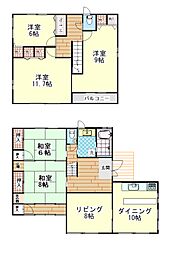 いわき市石森二丁目 土地付戸建