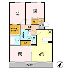 物件の間取り
